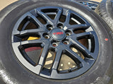 18" Toyota Tacoma 4Runner TRD OEM black 10641 wheels rims 2024 2025 2026 NEW Texas Truck Tire