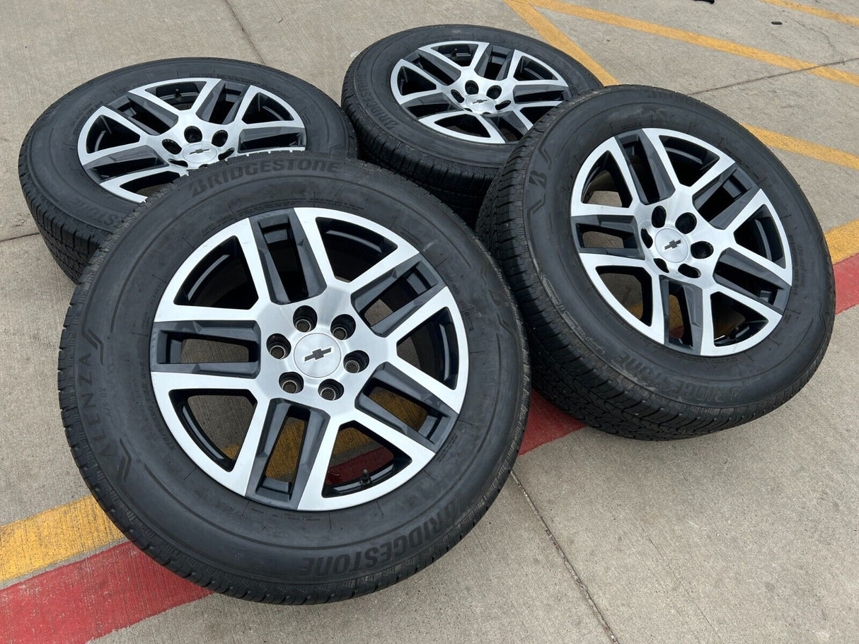 20" Chevy Silverado Tahoe ZR2 GMC OEM 5913 wheels rims tires Texas Truck Tire