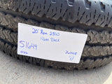 20" Dodge Ram 2500 3500 LARAMIE OEM 51649 wheels rims 2025 2026 Texas Truck Tire