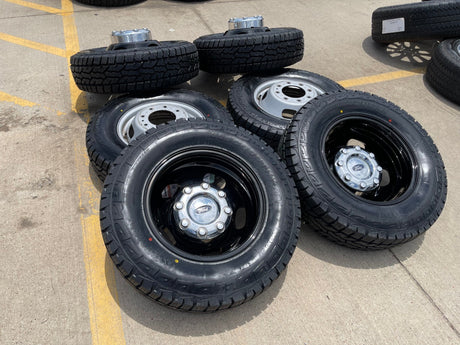 17" Ford F-350 Dually OEM 10477 10478 rims wheels 2024 2025 2026 IRONMAN A/T NEW Texas Truck Tire