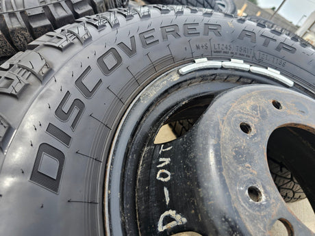 17" Dodge Ram 3500 Dually Laramie 8x200 wheels rims 2703 2704 OEM COOPER Texas Truck Tire