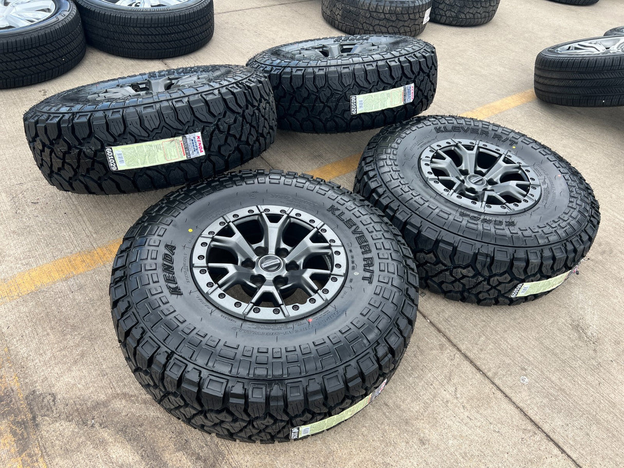 17" Ford F-150 Raptor OEM BEADLOCK 10460 rims wheels tires 37" R/T NEW Texas Truck Tire