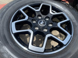 18" Ford Bronco wheels rims black 10389 Ranger tires 2022 2023 2024 2025 Texas Truck Tire