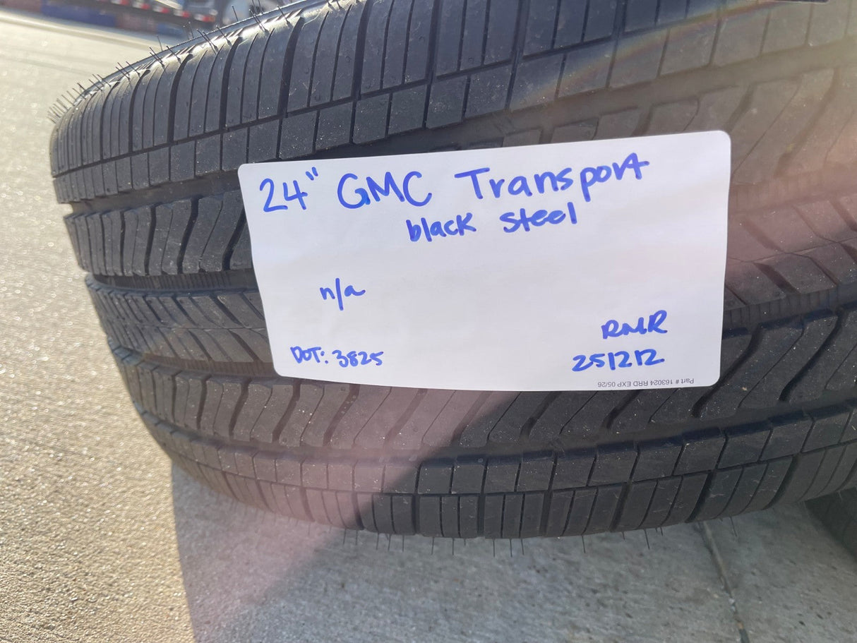 24" Chevy GMC Transport Steel OEM wheels rims Sierra Silverado Escalade 2026 NEW Texas Truck Tire