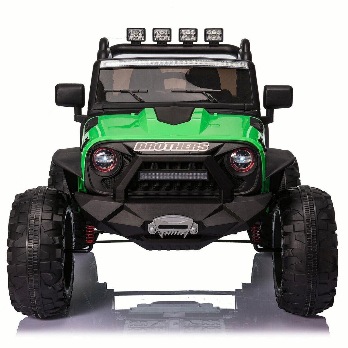 Electric 24V Battery Kids Ride On Car Toy Truck with USB, Bluetooth, and Remote Control Features