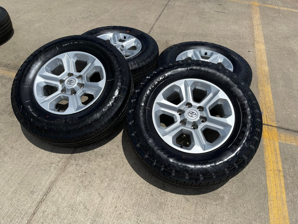 17" 4Runner Toyota Tacoma OEM wheels rims 75153 FJ NEXEN ROADIAN HTX2 NEW Texas Truck Tire