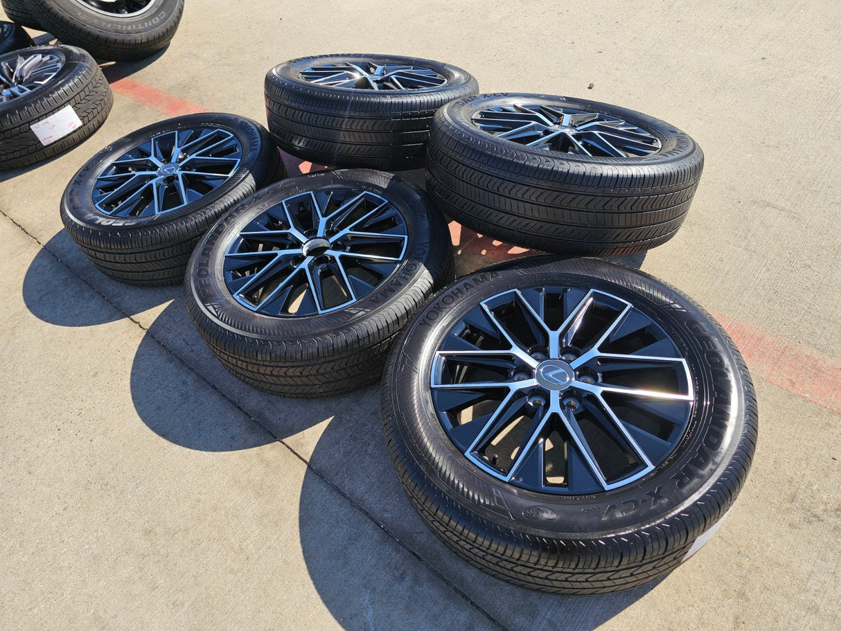 20" Lexus GX550 OEM wheels rims Toyota Land Cruiser Tundra 10545 LX600 YOKOHAMA Texas Truck Tire