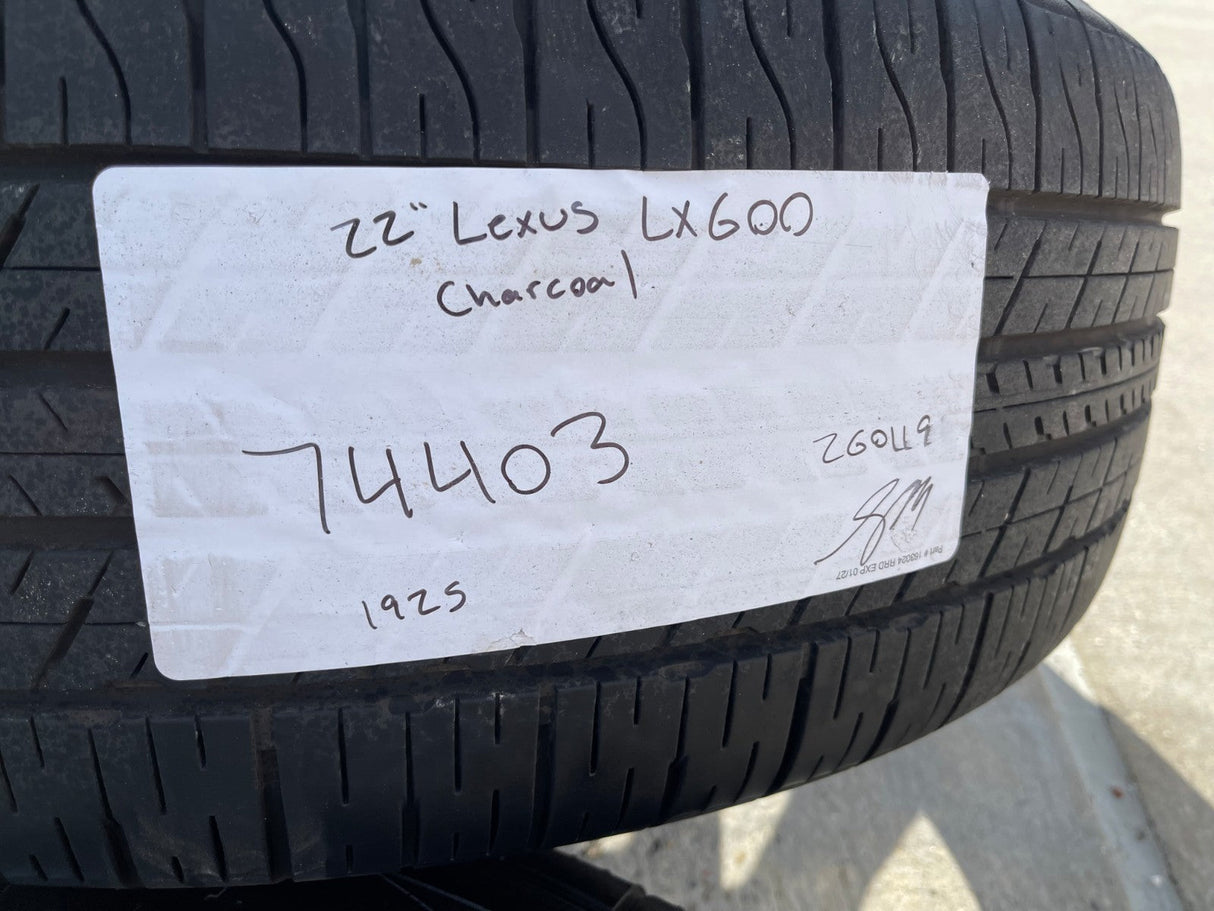 22" Lexus GX550 F Sport Toyota Tundra TRD Sequoia OEM wheels rims 74403 NEW Texas Truck Tire