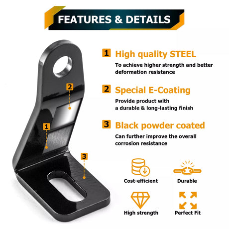2020-2024 Polaris RZR Pro XP/Turbo R 32" LED Light Bar Mount Bracket GGLighting
