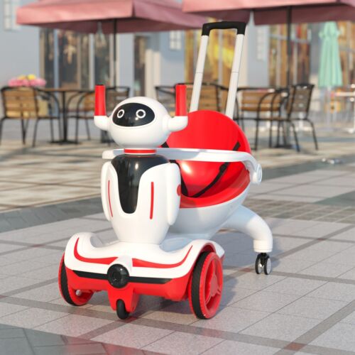 TOBBI 3-in-1 Robot Buggy Electric Car: The Perfect Gift for Toddlers with Remote Control