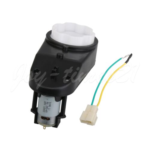 Motorized Gearbox for Electric Car or Bike - Replacement Part, 18000 RPM, 6V, Durable Black Plastic