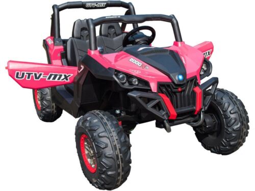 Black Mini Moto UTV 4x4 12v - Ride On Vehicle for Toddlers - Electric Car with Remote Control