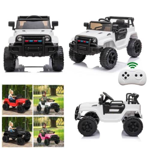 Electric Ride-On Truck for Kids with LED Lights, MP3 Player, and Remote Control