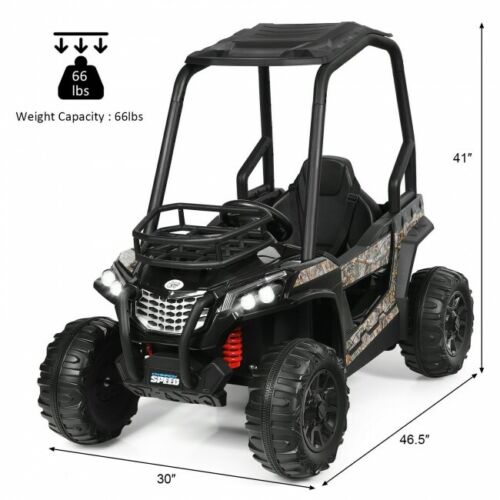 Children's Electric Off-Road UTV Truck with MP3 Player, Lights, and Remote Control