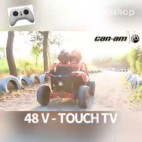 Authorized Can-am Maverick UTV TOUCH TV Ride On Remote Off-road Tire Buggy