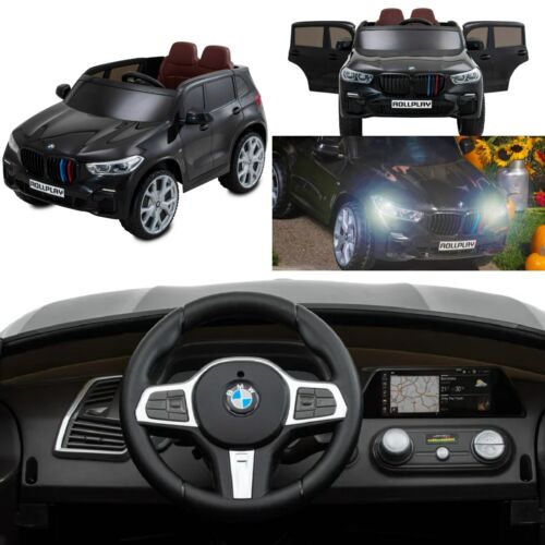 BMW X5M 6-Volt Battery-Powered Ride-On Car in Sleek Black Finish