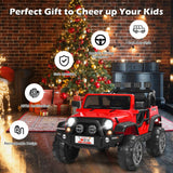 2-Seater Remote Control Ride-On Truck with Storage Room - 12V