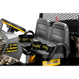 Battery-Powered Camouflage Gator XUV Ride-On Toy with Dumping Function and 12 Volt High-Traction Wheels for Kids