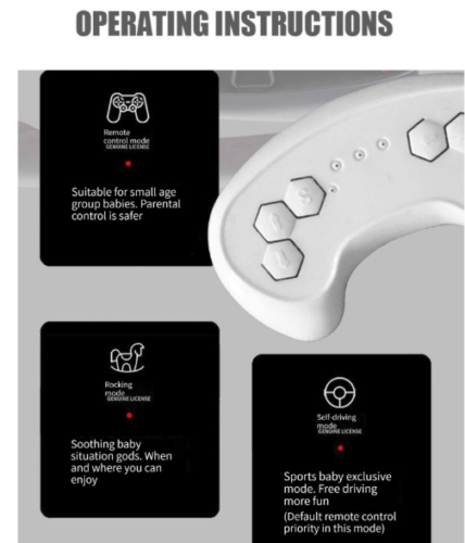 New Kids Electric Car Ride on Toy with Four Wheels and Remote Control