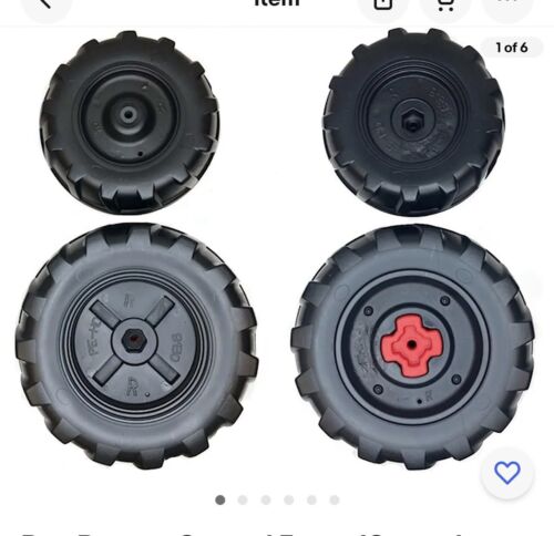 Upgrade Your Ride with the Peg Perego Ground Force Ground Loader Wheel Pack in Black