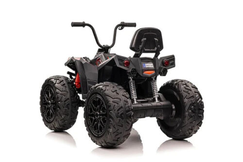 24V Children's Electric ATV Ride-On Toy, Rubber Tires, Hand Accelerator, Music Player, LED Illumination