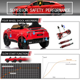 Licensed Lamborghini Urus Kids Ride-On Truck with Remote Control - 12V Battery Powered