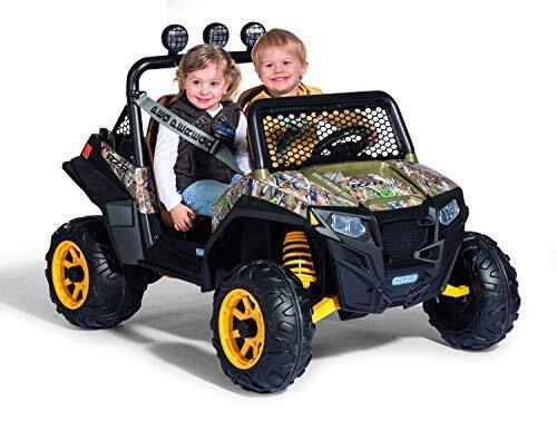 Polaris RZR 900 CAMO Electric Ride-On, Multi-Hued, Age 12 and Up