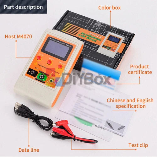 M4070 LCR Meter – Auto-Range Cap/Induct/Res Tester TekShack
