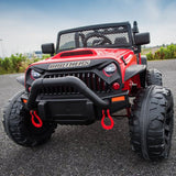 Orange Dual Control Kids Ride-on Vehicle with 40W*2 12V9AH*1 Power Supply