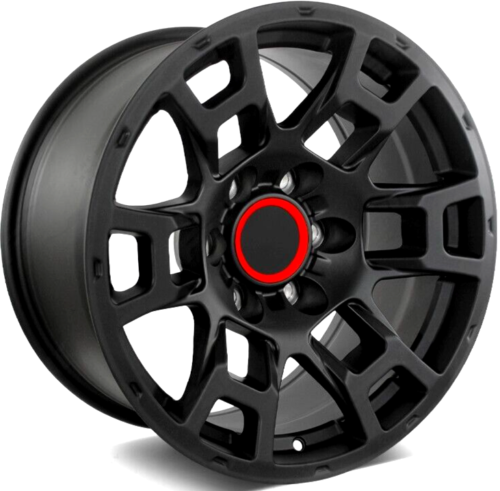 Toyota TRD Style Wheels 17 x 8 Auto Rims 4pcs Matte Black