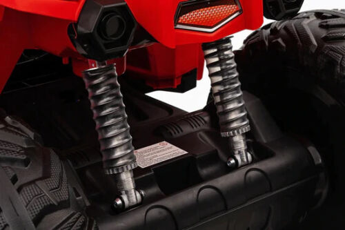 24V Children's Electric ATV Ride-On Toy, Rubber Tires, Hand Accelerator, Music Player, LED Illumination