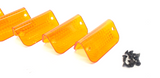 Complete Performance Lund Moon Sun Cab Visor Replacement Light Lenses - Amber Complete Performance