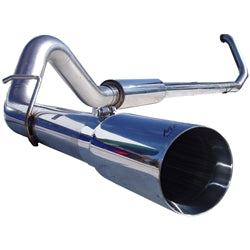 MBRP 4" Turbo Back, Single Side Exit, T304, 1998-2003 Ford Powerstroke 7.3L MBRP