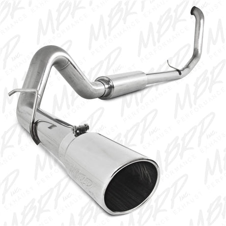 MBRP 4" Turbo Back, Single Side Exit, T409, 1998-2003 Ford Powerstroke 7.3L MBRP