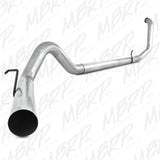 MBRP 4" Turbo Back, Single Side - No Muffler (1999-2003) Powerstroke MBRP