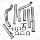 MBRP 4" Turbo Back, Single Side - No Muffler (1999-2003) Powerstroke MBRP