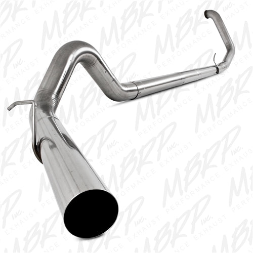 MBRP 4" Turbo Back, Single, No Muffler, T409, 1998-2003 Ford Powerstroke 7.3L MBRP