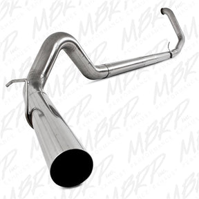 MBRP 4" Turbo Back, Single, No Muffler, T409, 1998-2003 Ford Powerstroke 7.3L MBRP