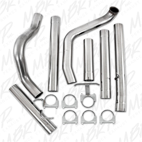 MBRP 4" Turbo Back, Single, No Muffler, T409, 1998-2003 Ford Powerstroke 7.3L MBRP