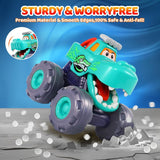 Pull-Back Monster Trucks for Toddlers (Ages 1-3) – Durable Educational Toy