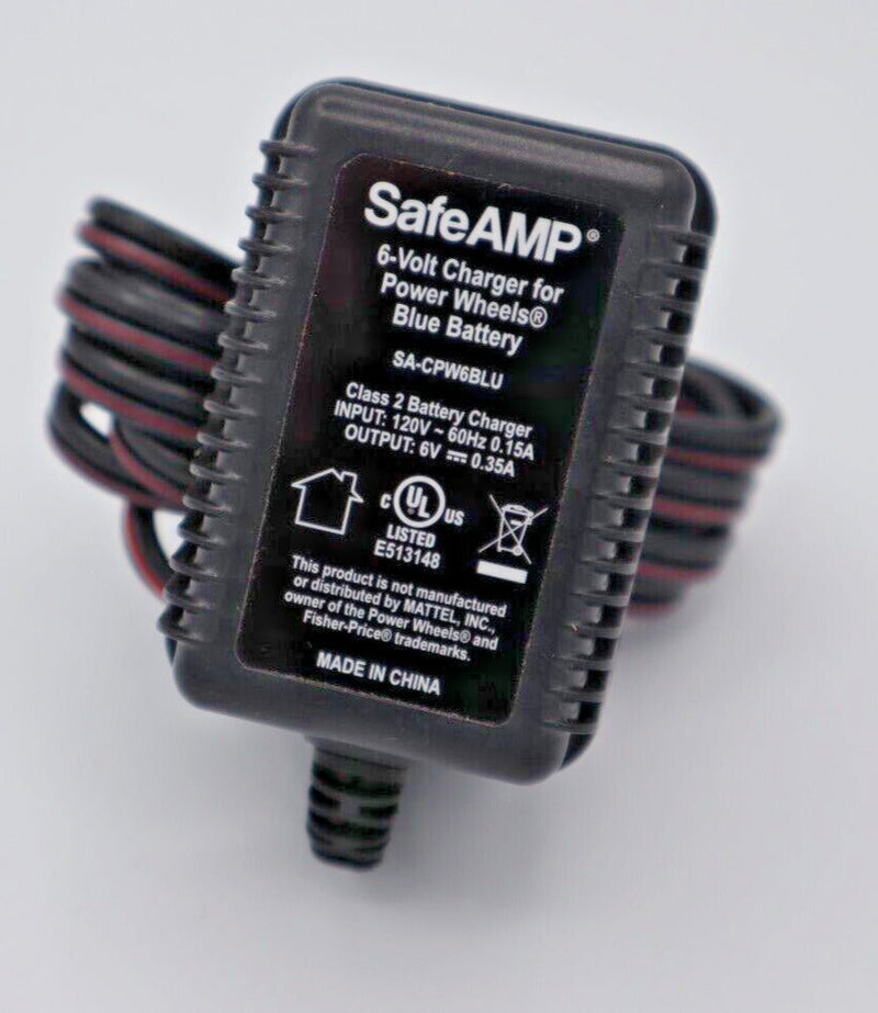 6V SafeAMP Charger for Fisher-Price Power Wheels Blue Battery