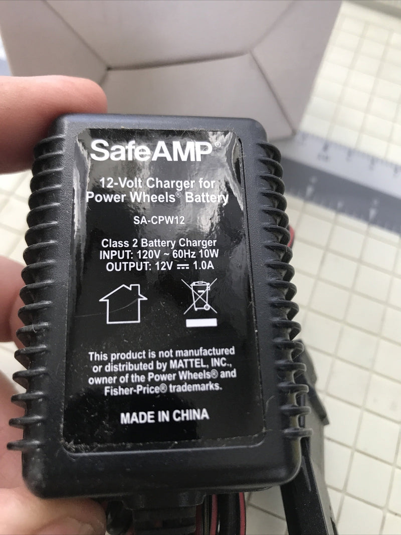 12 Volt Charger for Power Wheels Ride-On Cars Safe and Reliable