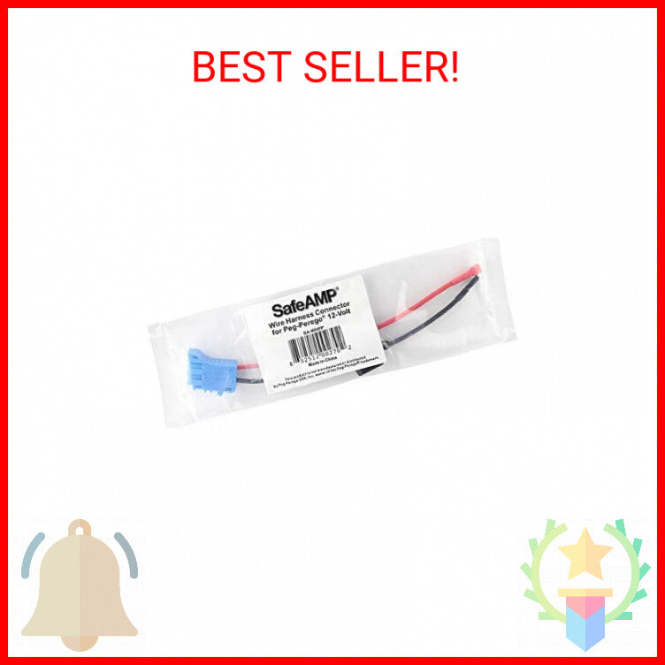 SafeAMP Wire Harness Connector Compatible with Peg Perego 12-Volt SLA Battery