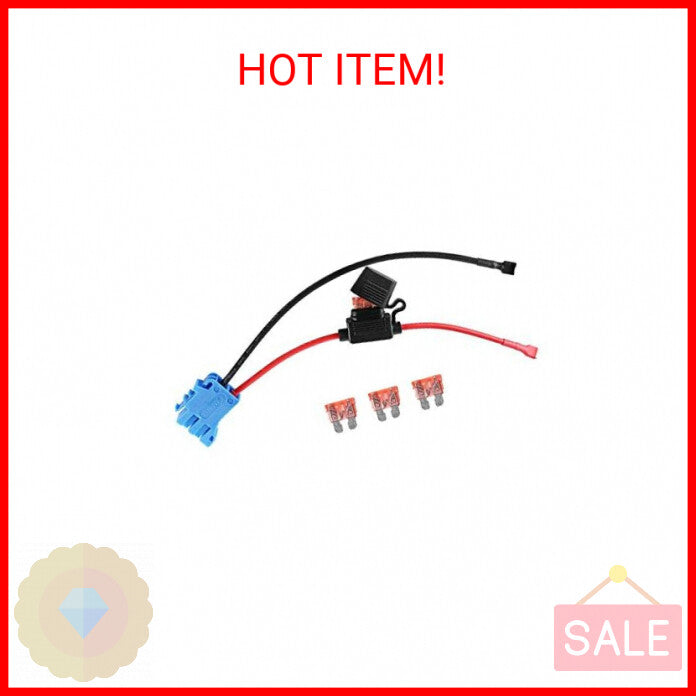 SafeAMP Wire Harness Connector Compatible with Peg Perego 12-Volt SLA Battery