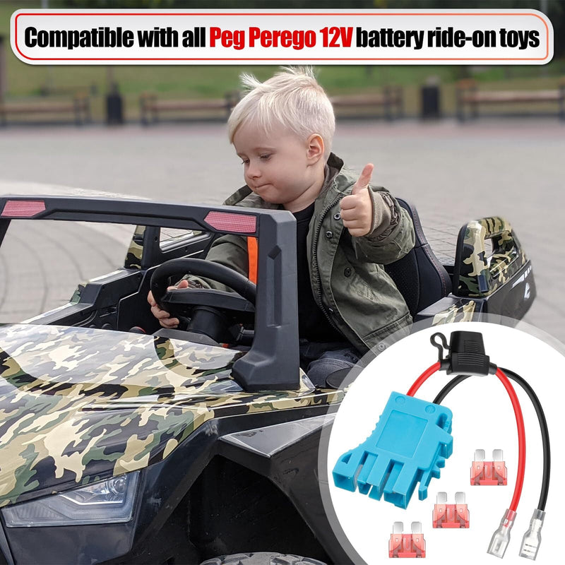 2 Pack 12 AWG Wire Harness Connector Replacement Compatible with Peg System