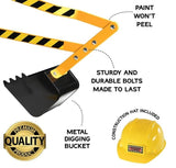 Kids Ride-On Sand Digger Excavator Toy for Outdoor and Beach Sandbox Play