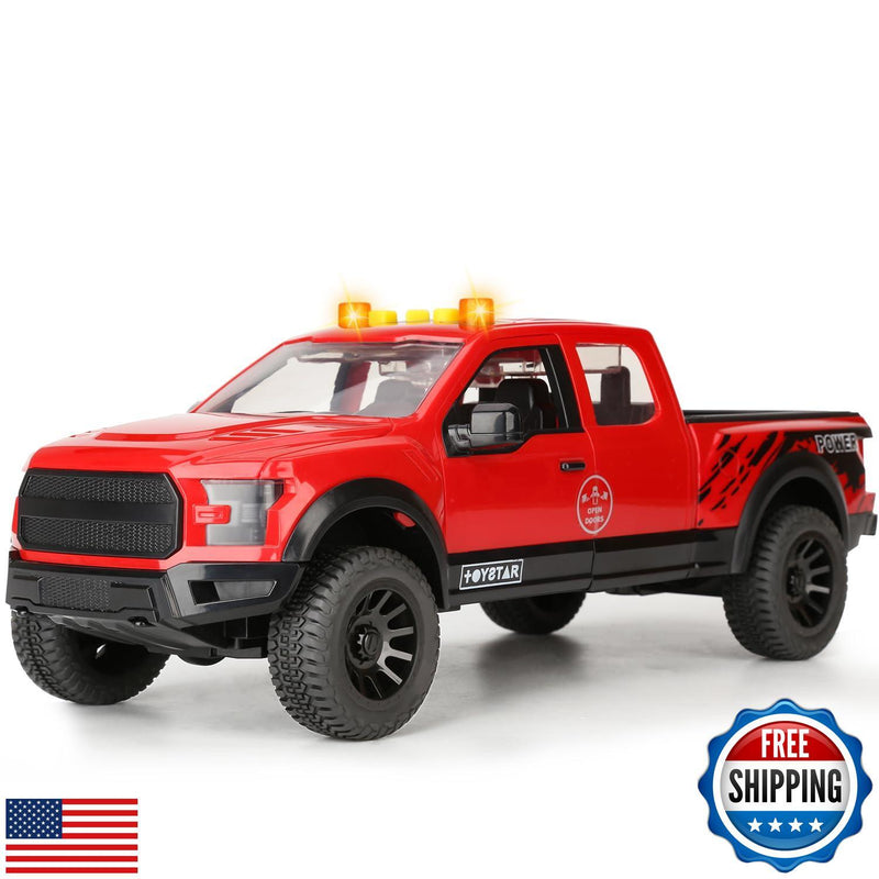 Realistic Pickup Toy Truck Model Car for Boys Ages 3 to 5