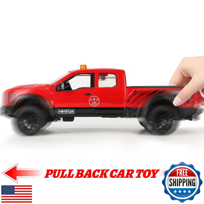 Realistic Pickup Toy Truck Model Car for Boys Ages 3 to 5
