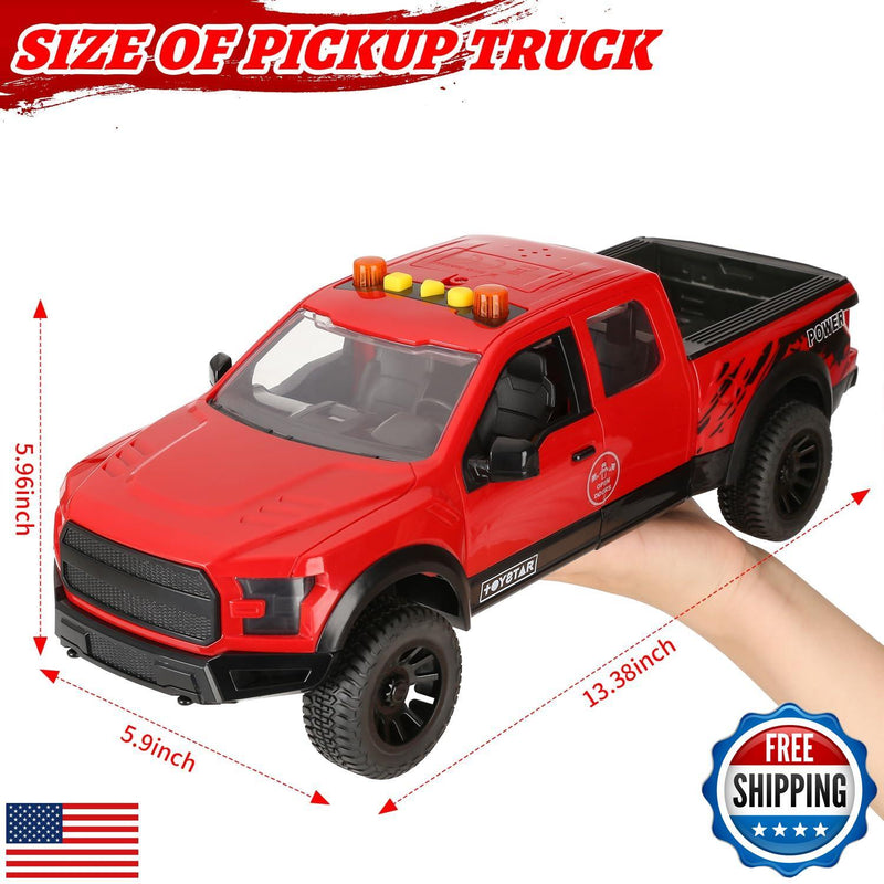 Realistic Pickup Toy Truck Model Car for Boys Ages 3 to 5