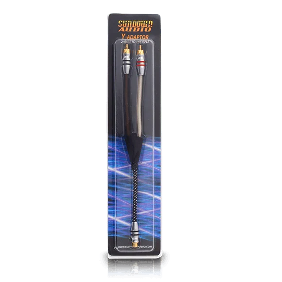 Sundown Audio SAZ 2M-1F RCA Y-Splitter Sundown Audio